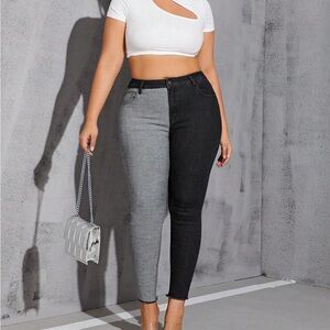 Women's Sexy Spliced Tight Denim Jeans